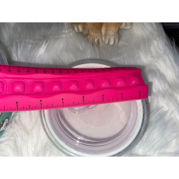 HTF Hello Kitty Set of 2 Ceramic Food Storage Bowls Vented Lid Pastel Apples SML - Picture 8 of 8